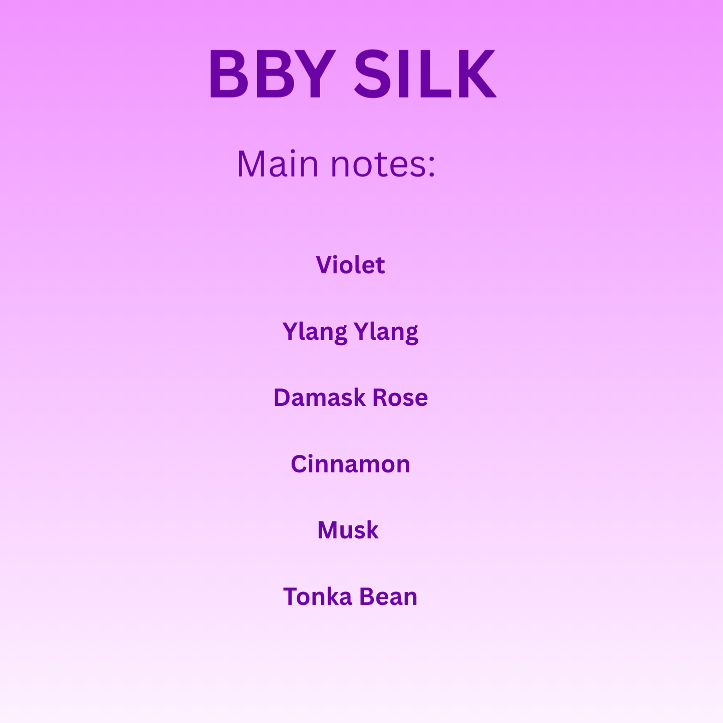Bby Silk | Concentrated Perfume Oil