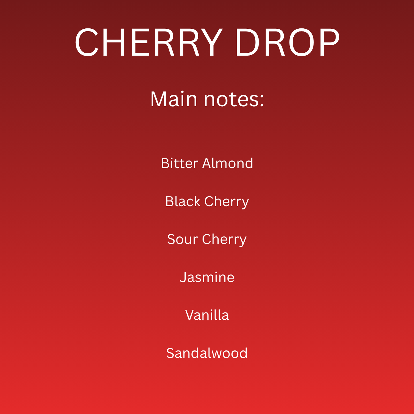 Cherry Drop | Fine Perfume Oil | Inspired by lost cherry